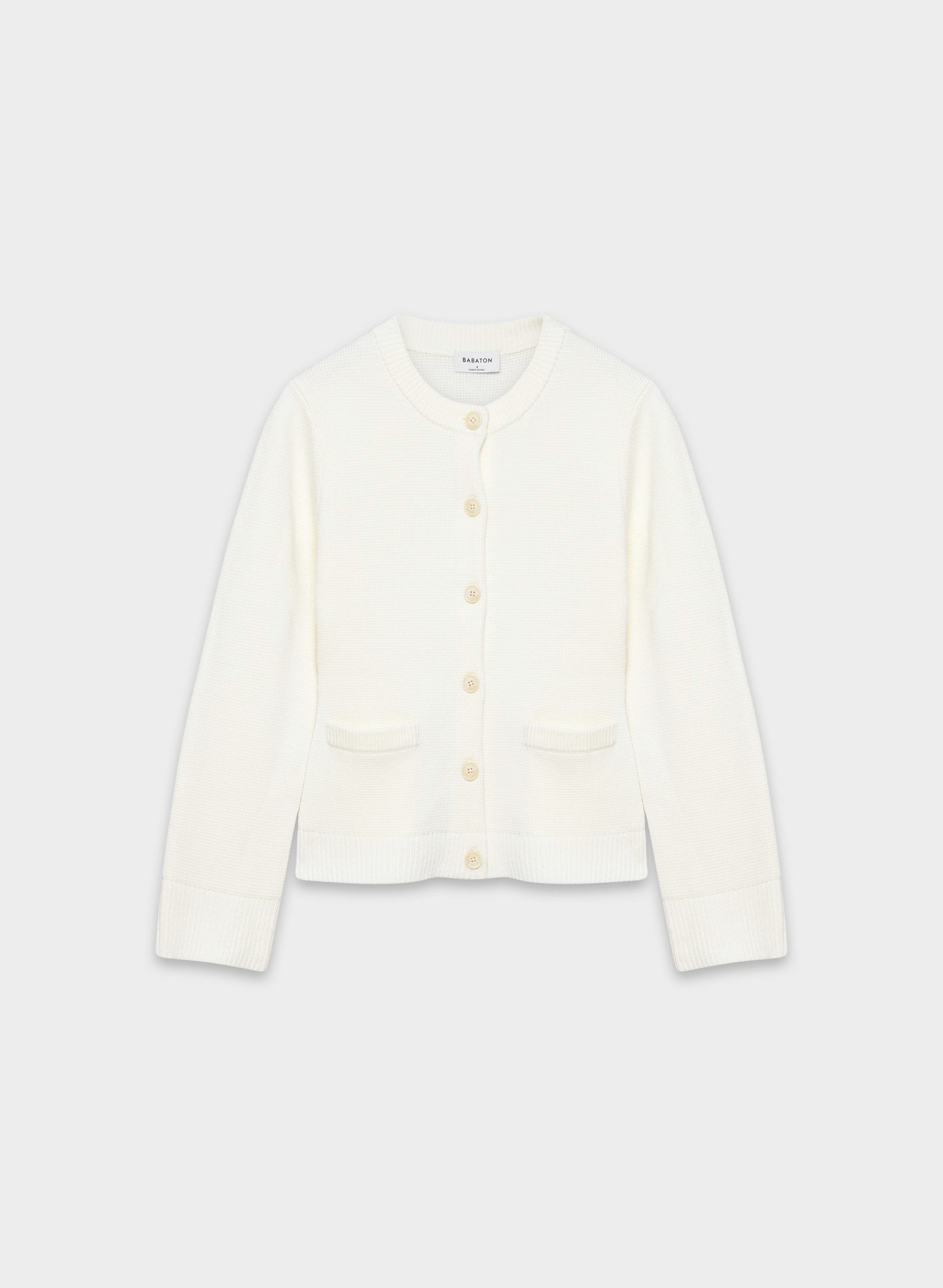 Meraki Merino Wool Cardigan - AVORIO