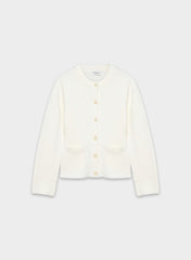 Meraki Merino Wool Cardigan - AVORIO
