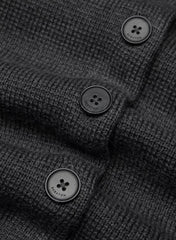 Meraki Merino Wool Cardigan - H PEPPERCORN GREY
