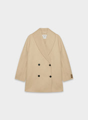 The Mezzanine Double-Faced Coat - Luxe (Re)Wool - GOLD CAMEL