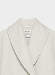The Mezzanine Double-Faced Coat - Luxe (Re)Wool - HEATHER CARRARA GREY