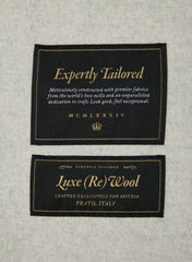 The Mezzanine Double-Faced Coat - Luxe (Re)Wool - HEATHER CARRARA GREY