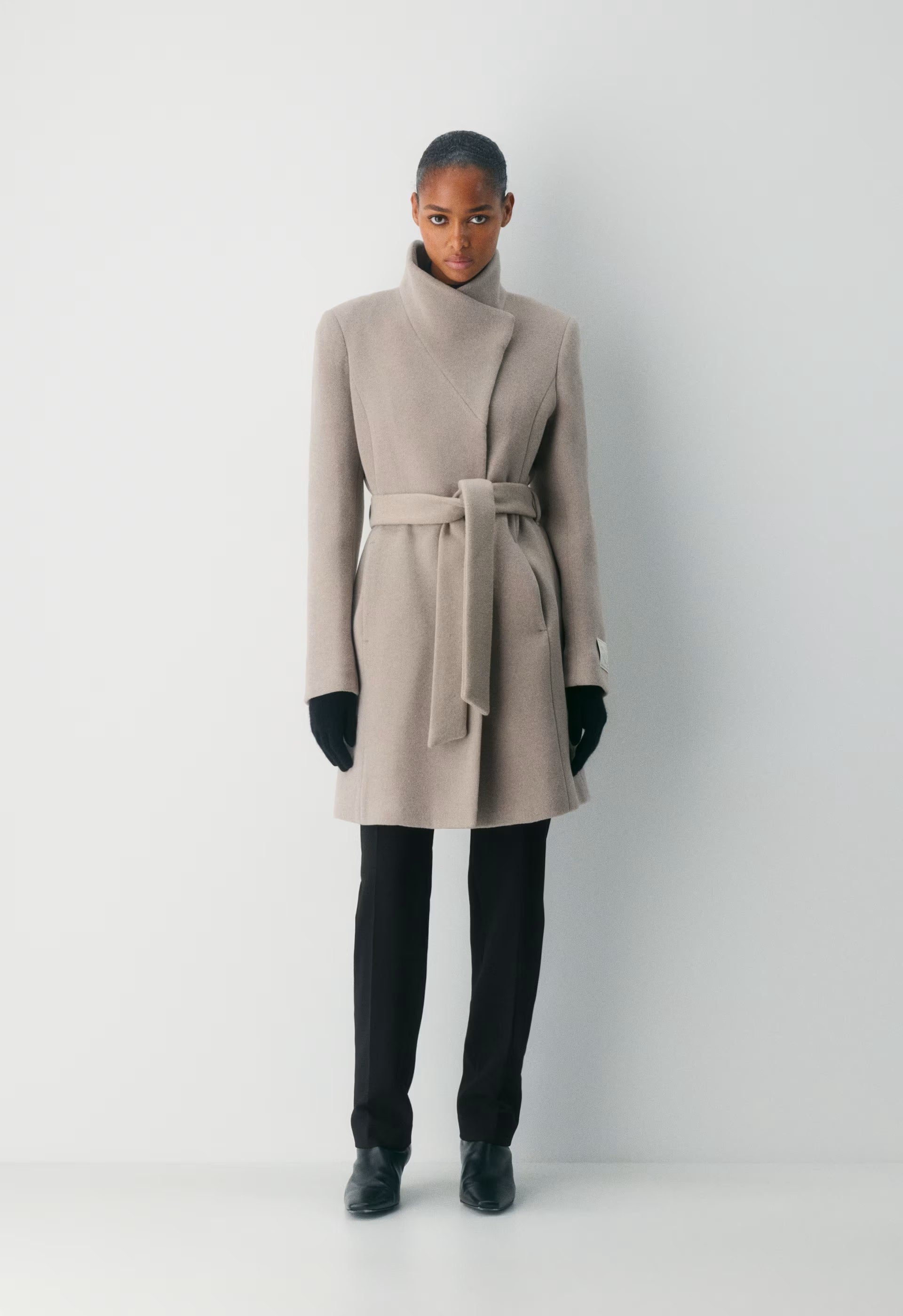 The Connor Coat - Soft Wool Cashmere - HEATHER WARM TAUPE
