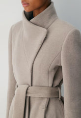 The Connor Coat - Soft Wool Cashmere - HEATHER WARM TAUPE