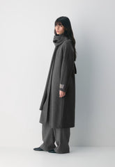 The Embrace Double-Faced Coat - Luxe (Re)Wool - HEATHER CHARCOAL