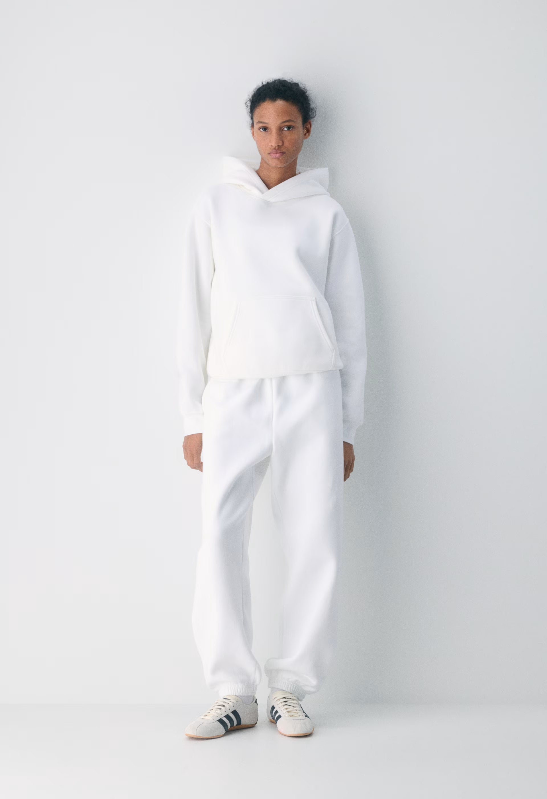 Cozy Sweatfleece Mega Jogger - WHITE