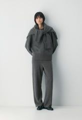 Essential Cashmere Appraisal Pant - HEATHER CHARCOAL
