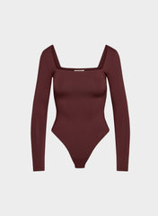 Original Contour Headway Squareneck Bodysuit - SUMAC BURGUNDY