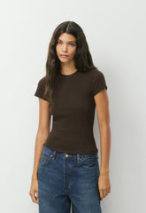 HomeStretch™ Rib Tune T-Shirt - CACAO NIB BROWN