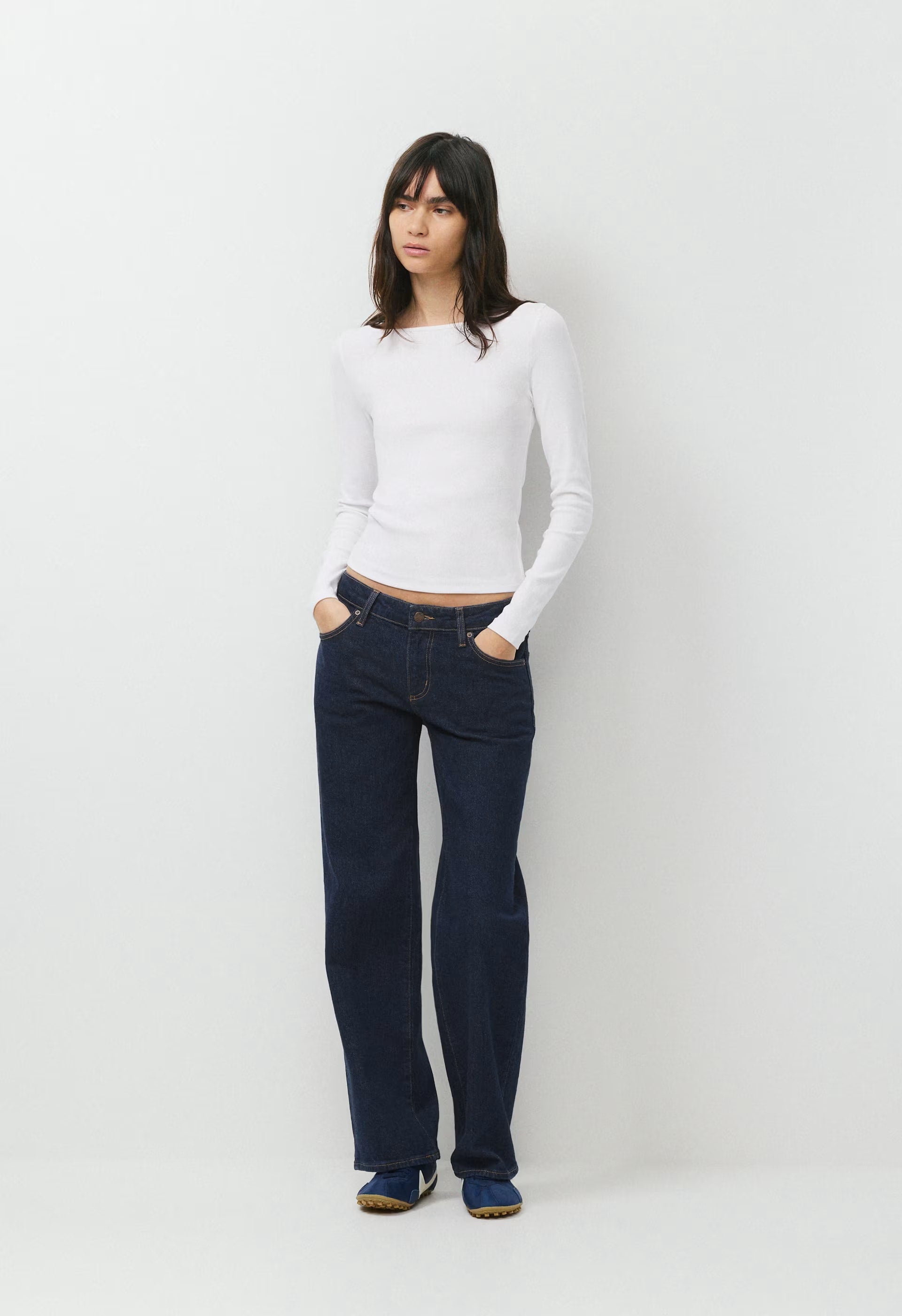HomeStretch™ Rib Airwave Longsleeve - WHITE