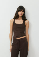 HomeStretch™ Rib Frequency Tank - RICH MOCHA BROWN
