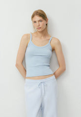 HomeStretch™ Rib Spectrum Cami Tank - DEW BLUE
