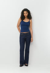 HomeStretch™ Rib Spectrum Cami Tank - BYRON BLUE