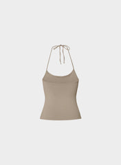 Original Contour Grace Halter Top - NOMAD TAUPE