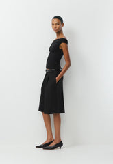 Casual Contour Ravish Top - BLACK