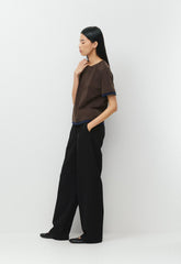 InterLock Cotton Function T-Shirt - CACAO NB BROWN/AD NAVY