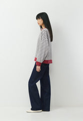 Mighty Cotton™ Wicket Longsleeve - HTHR CHRM/ HTHR DK GRY