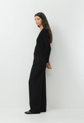 HomeStretch™ Rib Drift Longsleeve - BLACK