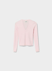 HomeStretch™ Rib Drift Longsleeve - MAGNOLIA
