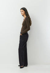 HomeStretch™ Smooth Places Longsleeve - CACAO NIB BROWN