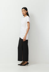InterLock Cotton Major T-Shirt - WHITE