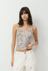 HomeStretch™ Rib Spectrum Cami Tank - FLUENT TAUP NATURESCAP