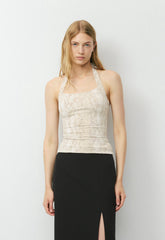 Original Contour Optimum Halter Top - LIGHT BIRCH/TONAL