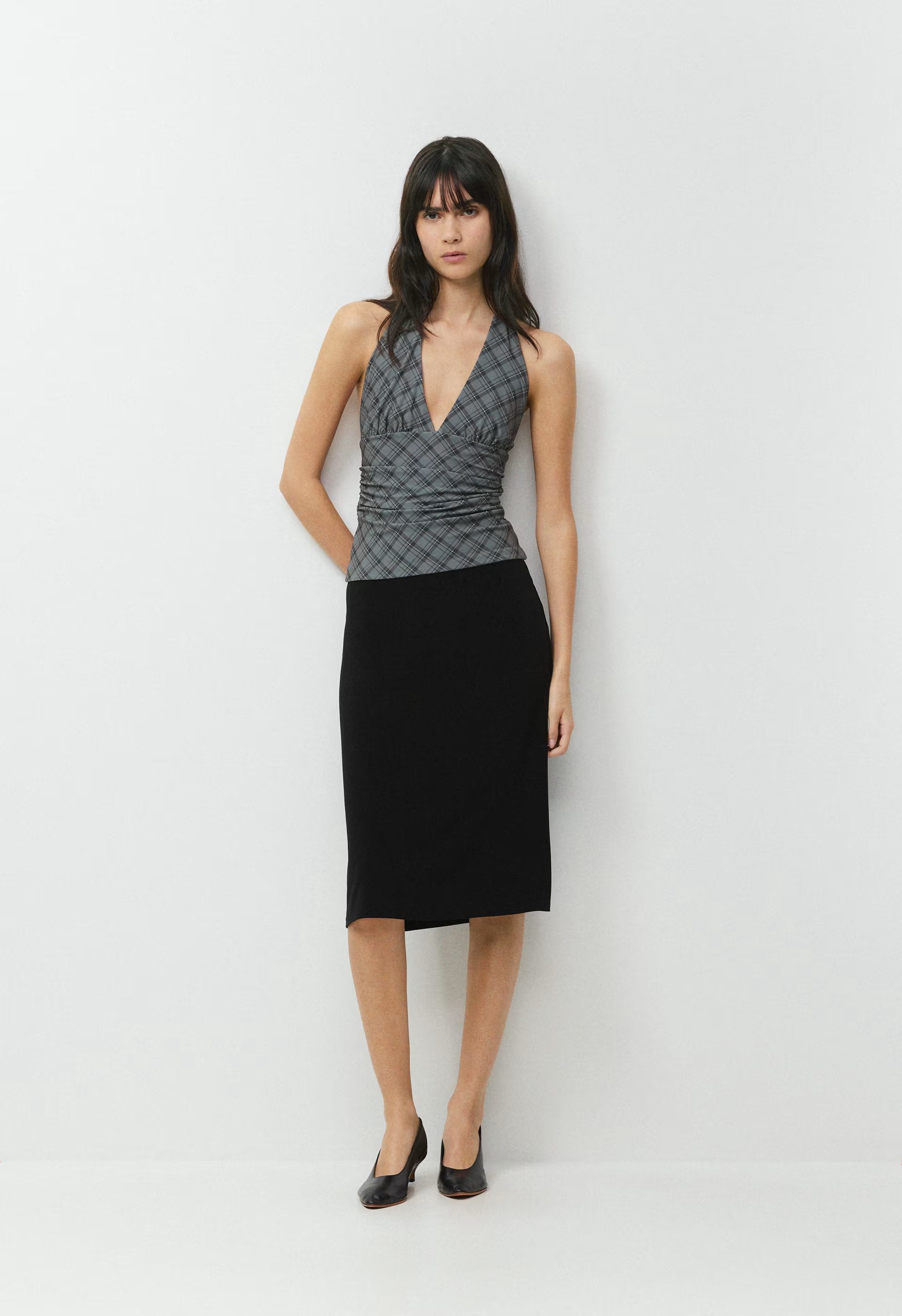 Smooth Matter™ Wylder Halter Top - DARK GREY/MMNT GREY