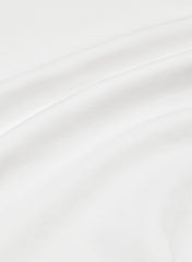 Interlock Cotton Script Longsleeve Top - WHITE