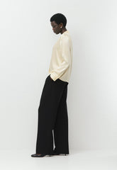 Dover Satin Shirt - SEASIDE CREAM