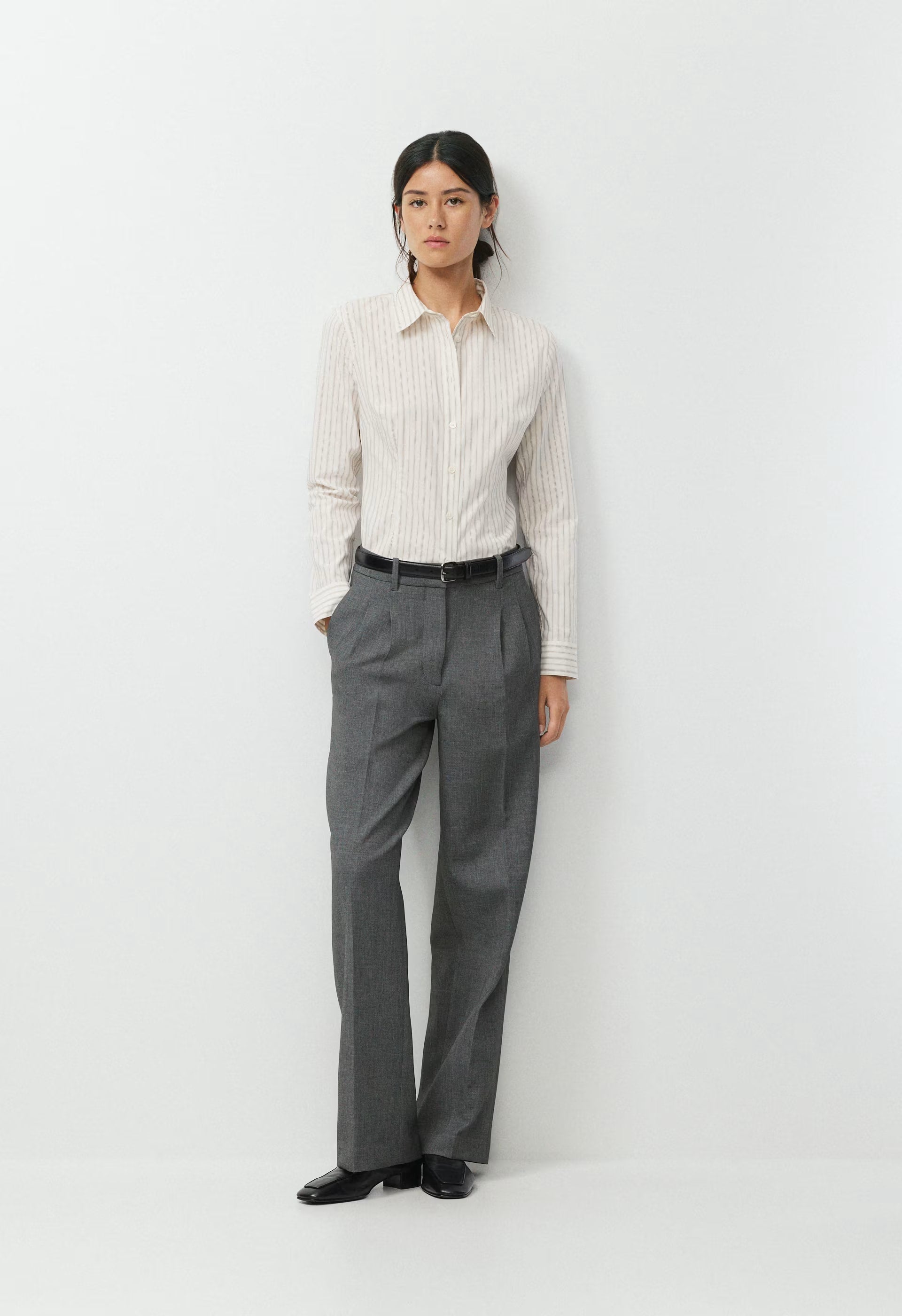 Chronicle Slim Poplin Shirt - OAK/MARCONA BG