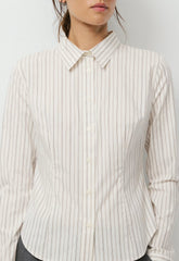 Chronicle Slim Poplin Shirt - OAK/MARCONA BG