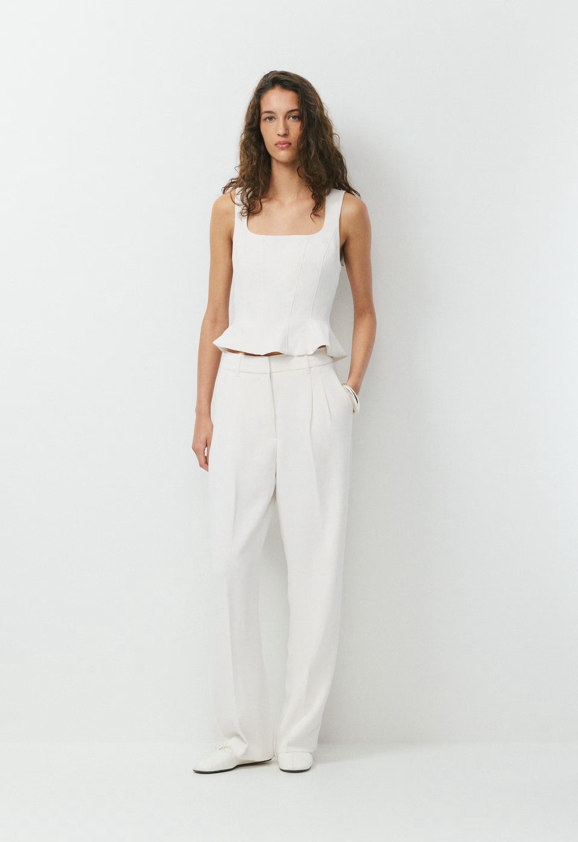 Rhodora Bustier - Crepette™ - LIGHT BIRCH