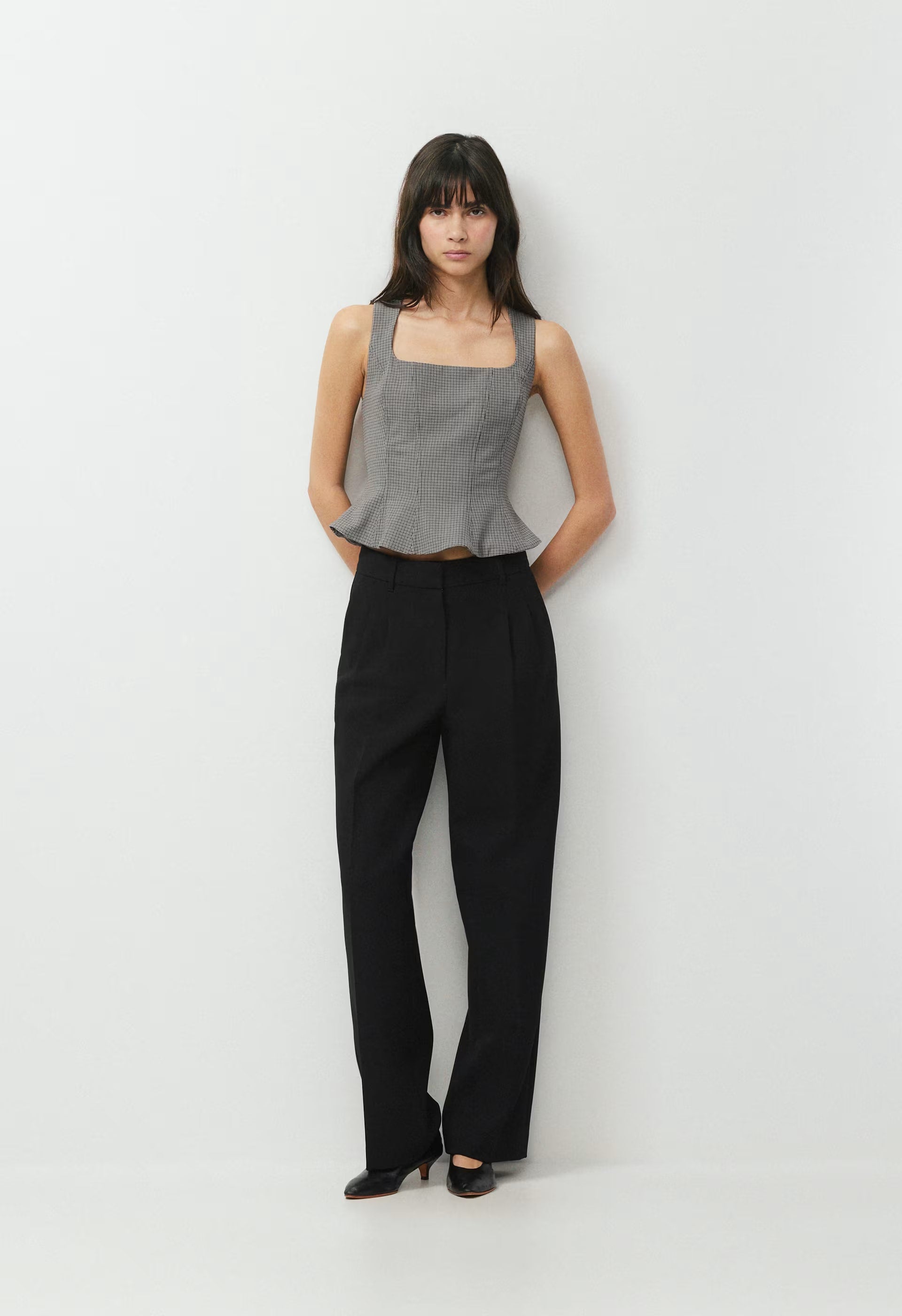 Rhodora Bustier - GREY/BLACK