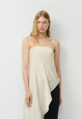Redux Satin Top - SEASIDE CREAM
