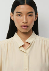 Delphine Silk Blouse - SEASIDE CREAM
