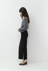 SoftSpoke™ Dear Wrap Sweater - HEATHER DARK GREY