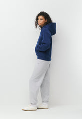 Cozy Sweatfleece Perfect Hoodie - BYRON BLUE