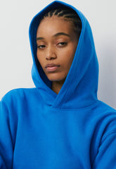 Cozy Sweatfleece Perfect Hoodie - LAZULI BLUE