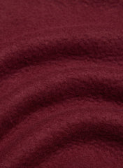 Cozy Sweatfleece Perfect Crew Sweatshirt - SMAC BURGUNDY/LT BIRCH