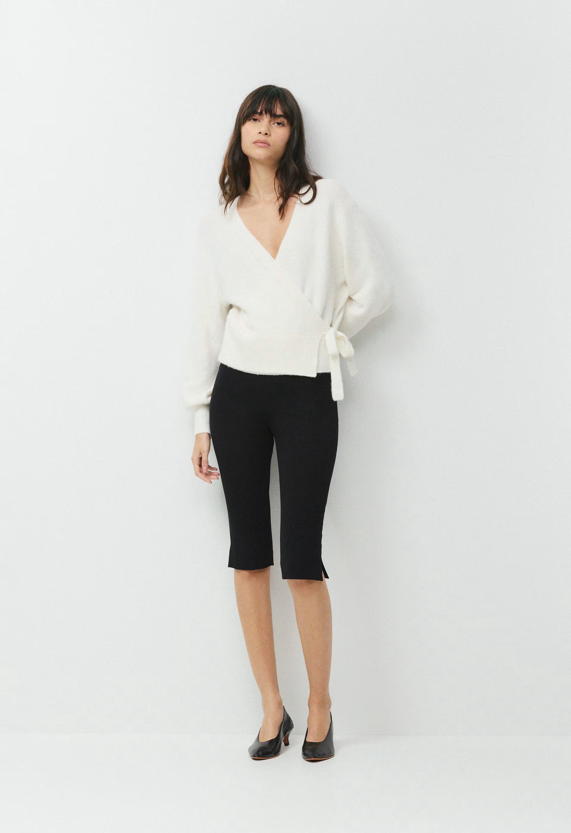 SoftSpoke™ Cassidy Wrap Sweater - LIGHT BIRCH
