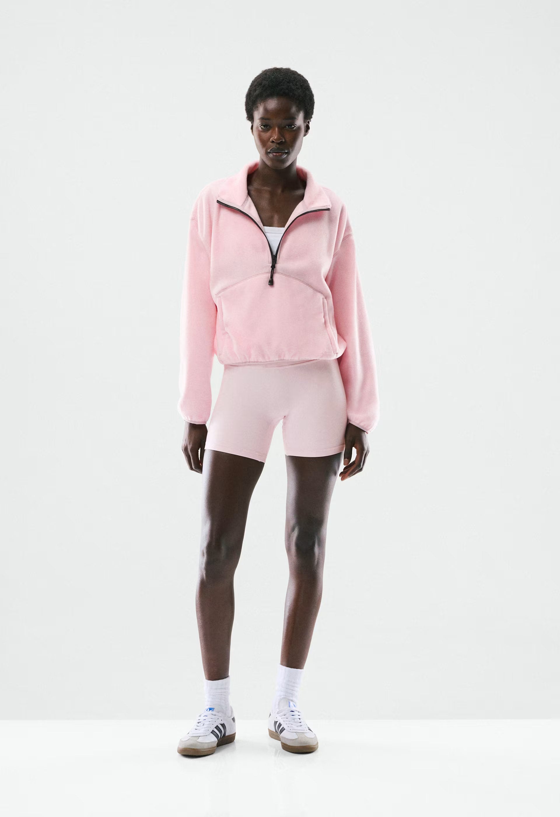 Terrain 1/2 Zip - Bigfoot Fleece - MAGNOLIA