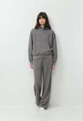 Cozy Sweatfleece Perfect Hoodie - LIVED-IN DARK GREY