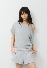 Essential Sky Cotton™ Hermosa Top - HEATHER CHROME