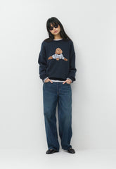 Cotton Charm™ Peggy Icon Sweater - ADMIRAL/BEANIE