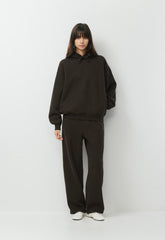 Cozy Sweatfleece Mega Hoodie - CACAO NIB BROWN