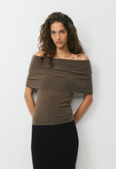 SoftSpoke™ Wynd Top - HEATHER DARK CHOCOLATE