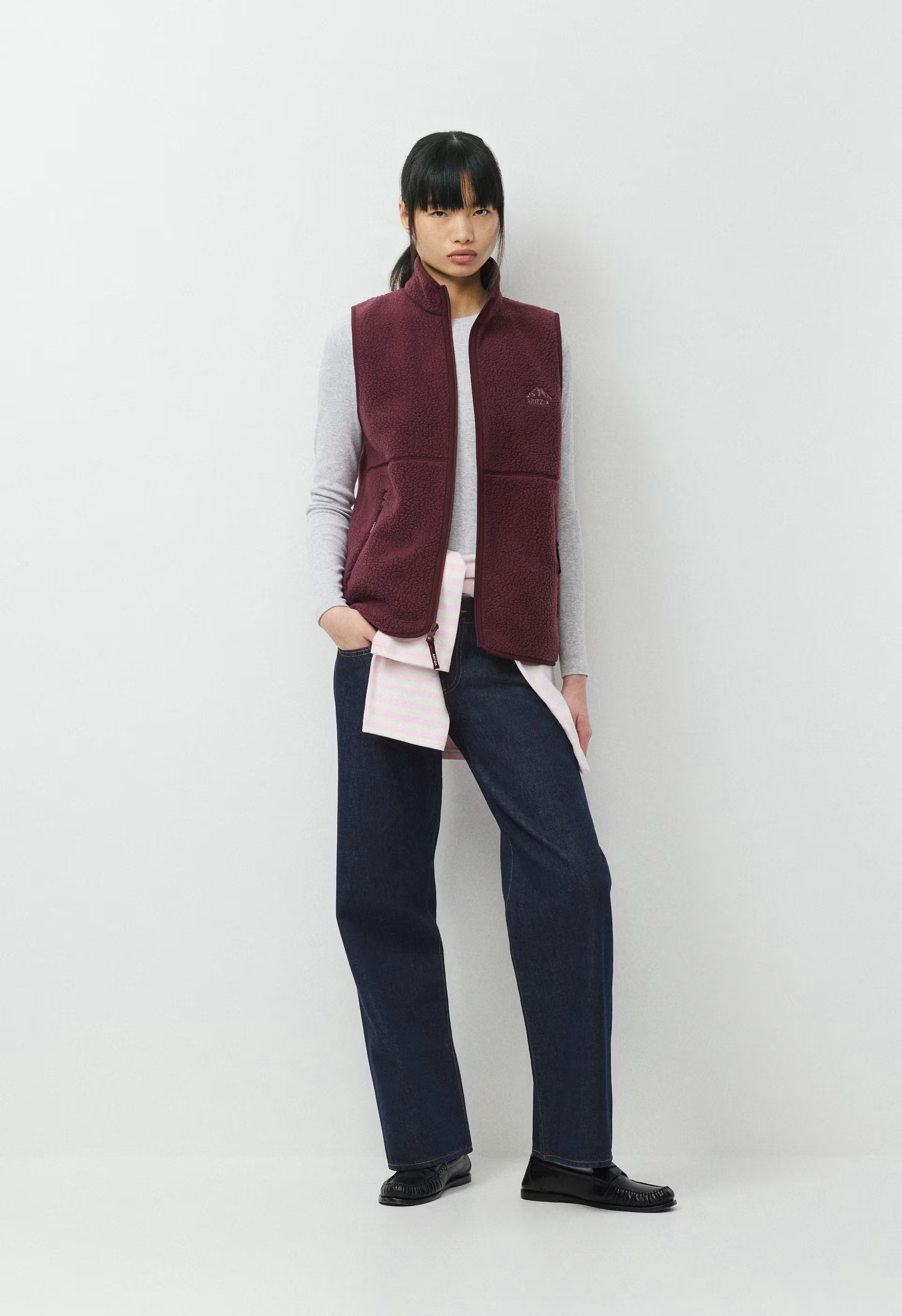 Polartec® Thermal Pro™ Ridgeline Hip Vest - GALA PLUM