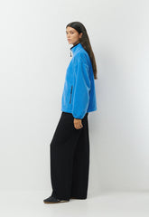 Outlook Zip Mockneck - Bigfoot Fleece - LAZULI BLUE