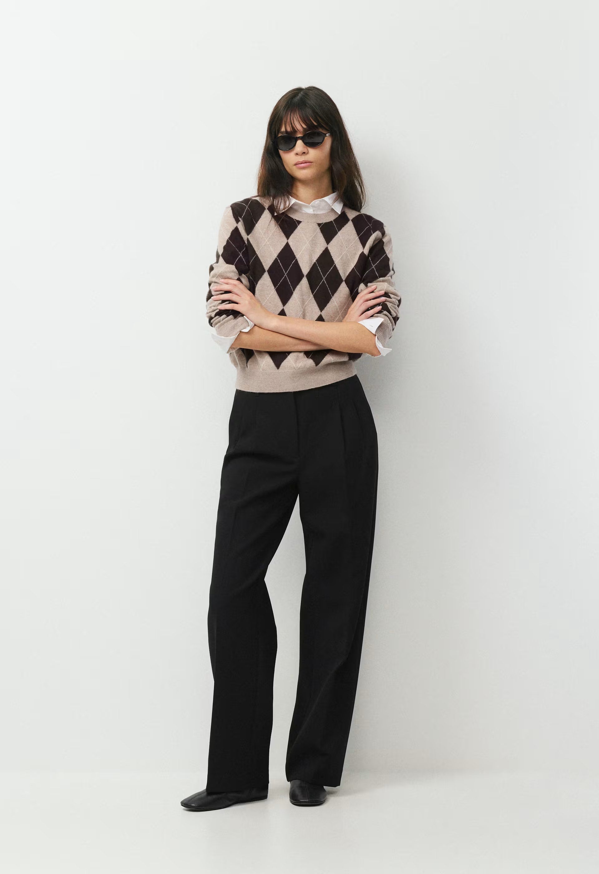 Bare Merino Wool Bloor Sweater - H ND TPE/CC NB BRWN